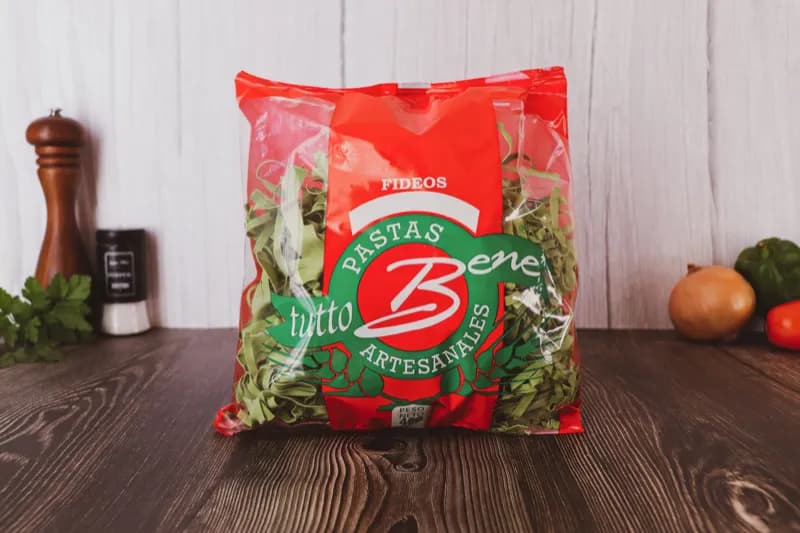 Fideos Secos de Espinaca artesanales — Pastas Tutto Bene Villa María