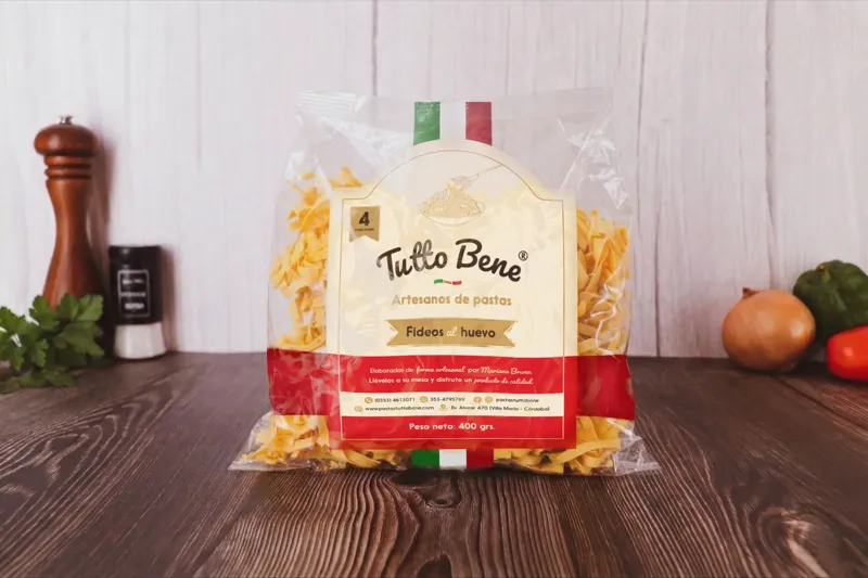 Fideos Secos de Huevo artesanales — Pastas Tutto Bene Villa María