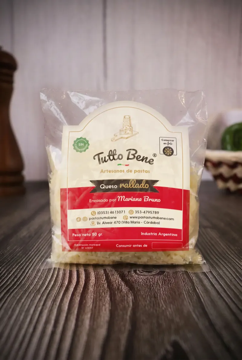 Queso Rallado — Pastas Tutto Bene